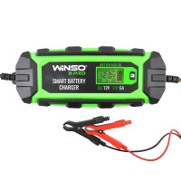Зарядний пристрій АКБ Winso Pro 12В 150А·год 6А з LCD-екраном