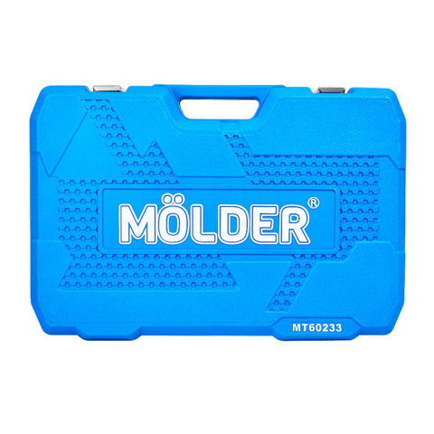 Професійний набір інструментів в кейсі Molder 1/2", 1/4", 3/8" 72Т, CR-V, 233од.