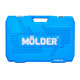 Професійний набір інструментів в кейсі Molder 1/2", 1/4", 3/8" 72Т, CR-V, 233од.
