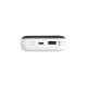 Повербанк (Power Bank) Brevia 10000mAh 22.5W Type-C+Lightning Cable, Li-Pol, LCD білий