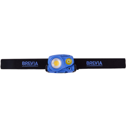 Ліхтар налобний Brevia 400Lm+200Lm, 3W+3W COB, 1200mAh