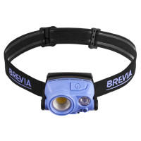 Ліхтар налобний Brevia 400Lm+200Lm, 3W+3W COB, 1200mAh