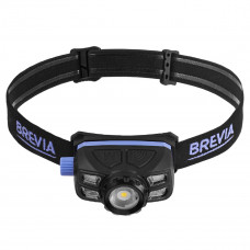 Ліхтар налобний Brevia 400Lm, 5W LED, Zoom, Sensor, 1400mAh