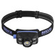 Ліхтар налобний Brevia 400Lm, 5W LED, Zoom, Sensor, 1400mAh