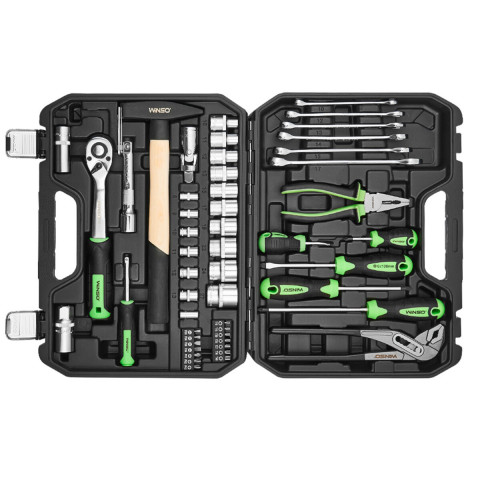 Професійний набір інструментів в кейсі Winso Pro 1/2", 1/4" 72Т, CR-V, 56од.