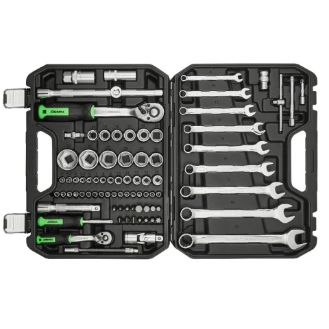 Професійний набір інструментів в кейсі Winso Pro 1/2", 1/4" 72 T, CR-V, 82од.