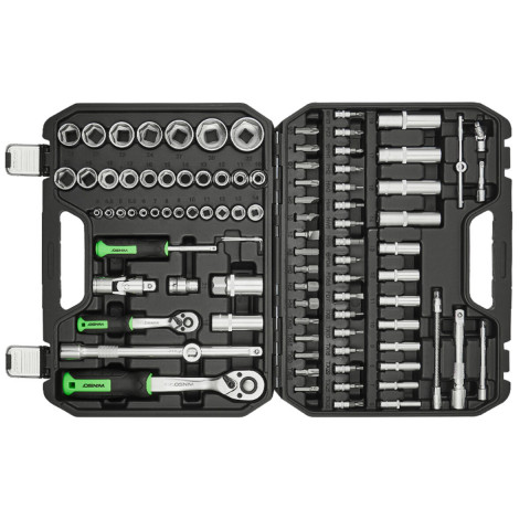 Професійний набір інструментів в кейсі Winso Pro 1/2", 1/4" 72 T, CR-V, 94од.