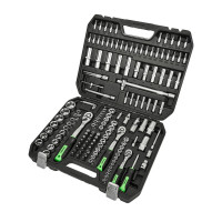 Професійний набір інструментів в кейсі Winso Pro 1/2", 1/4", 3/8" 72T, CR-V, 150од.