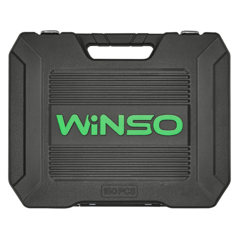 Професійний набір інструментів в кейсі Winso Pro 1/2", 1/4", 3/8" 72T, CR-V, 150од.
