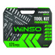 Професійний набір інструментів в кейсі Winso Pro 1/2", 1/4", 3/8" 72T, CR-V, 171од.