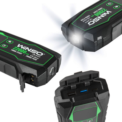 Пусковий пристрій Winso Jump Starter 1000/2000A 22000mAh