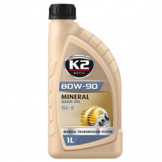 Трансмісійне масло K2 Mineral Gear Oil 80W-90 GL5 1л