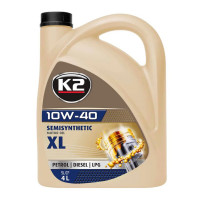 Моторне масло K2 Semisynthetic 10W-40 4л