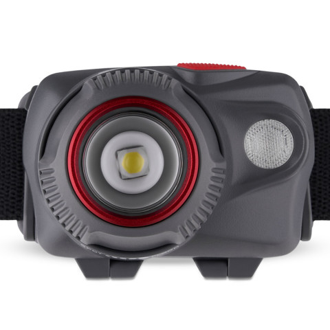 Ліхтар налобний Brevia 580Lm, Focus Control, 3xAAA, IP64 білий/червоний