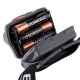 Ліхтар налобний Brevia 580Lm, Focus Control, 3xAAA, IP64 білий/червоний