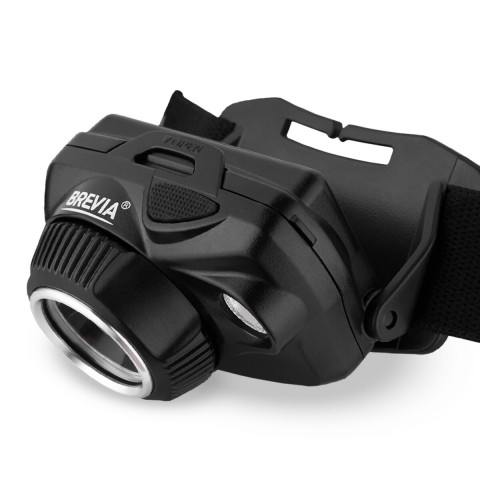 Ліхтар налобний Brevia 700Lm, Focus Control, 800mAh/3xAAA, IP64 білий/теплий білий