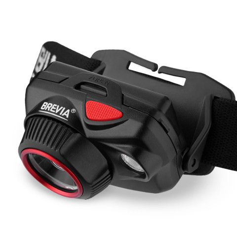 Ліхтар налобний Brevia 520Lm, Focus Control, 800mAh, 3xAAA, білий/червоний