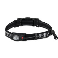 Ліхтар налобний Brevia 500Lm, 2600mAh micro-USB, IP64, заднє світло