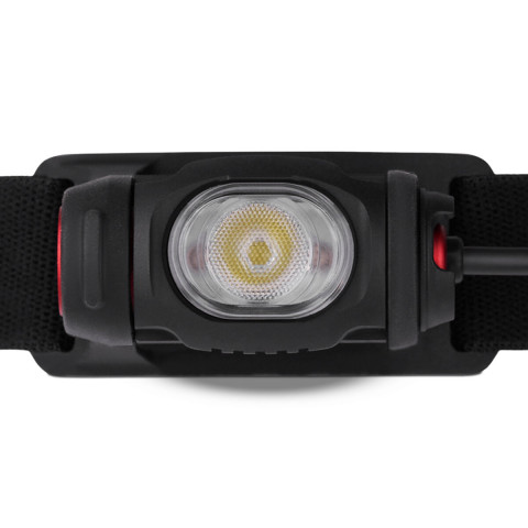Ліхтар налобний Brevia 500Lm, 2600mAh micro-USB, IP64, заднє світло