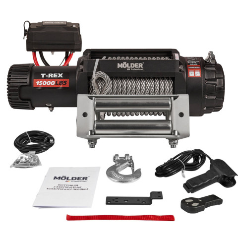 Лебідка Molder T-Rex 15000lbs (6.8hp/5.0kw; 262)