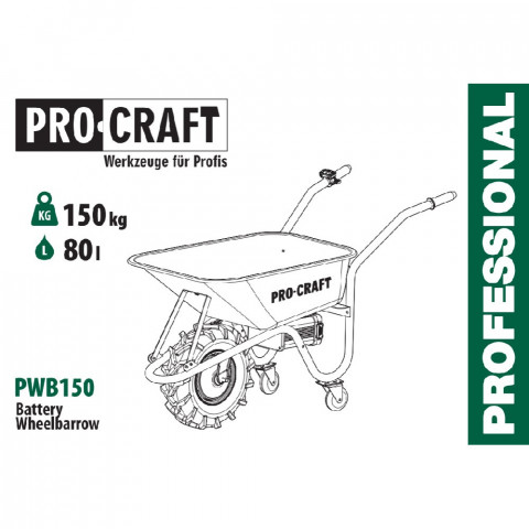 Акумуляторна тачка Procraft PWB150