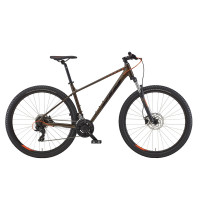 Велосипед KTM CHICAGO 292 29 рама M / 43, темно-зелений (чорно-помаранчевий), 2022