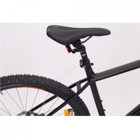 Велосипед KTM CHICAGO 272 27.5 рама M / 43, чорний матовий (Помаранчевий), 2022