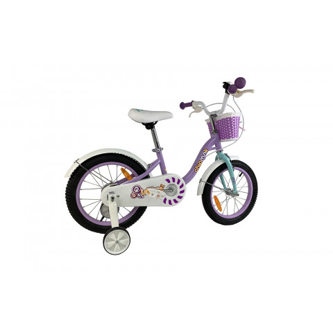 Велосипед дитячий RoyalBaby Chipmunk MM Girls 18 , OFFICIAL UA, фіолетовий