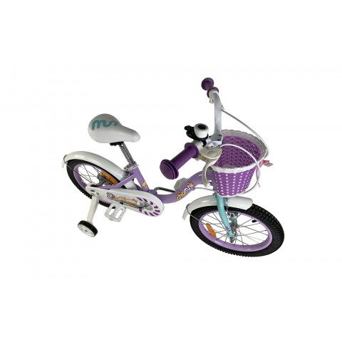 Велосипед дитячий RoyalBaby Chipmunk MM Girls 14 , OFFICIAL UA, фіолетовий
