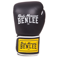 Рукавички боксерські Benlee TOUGH 10oz / шкіра / чорні