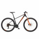 Велосипед KTM CHICAGO 272 27.5 рама M / 43, чорний матовий (Помаранчевий), 2022