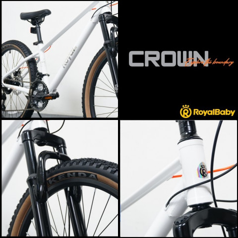 Велосипед дитячий RoyalBaby 26 JUNIOR MTB ALLOY 21 SPEED, OFFICIAL UA, White
