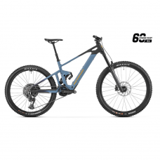 Електровелосипед MONDRAKER DUNE R Carbon 29/27.5'' 170mm, 400Wh Bosch SX, Blue/Yellow, M
