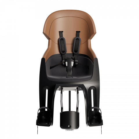 Дитяче велокрісло Bobike Exclusive Evolve maxi - rear bicycle seat for frame Cinnamon Brown
