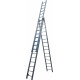 Драбина 3-секц. розкл. 3*15сх. 4,0-9,45м VHR P мет.розтяжка