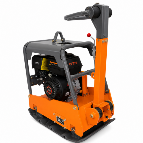 Віброплита GPC330-LCRH, з гідравлічним реверсом,Loncin G390F 14к.с., 300кг, розмір плити 835*680, лита плита