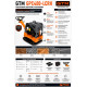 Віброплита GPC400-LCRH, з гідравлічним реверсом,Loncin G390FD 13к.с., 405кг, розмір плити 900*650, лита плита з інтегрованим вібромеханізмом