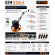 Машина затирочна GT24-Е, 2,2кВт, 580мм, 63 кг(лопасті в комлекті)