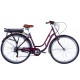 Велосипед з електроприводом 28" ST Dorozhnik eRETRO Vbr FR рама-19" 36B 13А*г 500Вт малиновий 2026