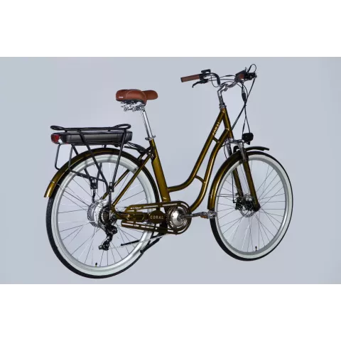 Велосипед з електроприводом 28" AL Dorozhnik eCORAL DD FR рама-19" 48B 13А*г 500Вт бронзовий 2026