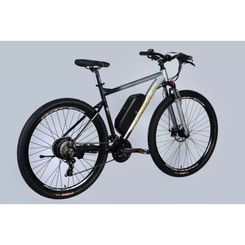 Велосипед з електроприводом 29" AL Formula eF-1 DD CS рама-21" 48B 12.5А*г 500Вт сріблясто-чорний 2026