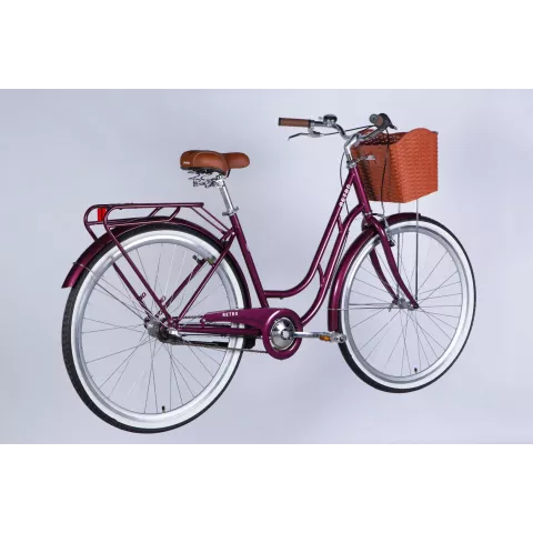 Велосипед ST 28" Dorozhnik RETRO PH рама-19" малиновий 2026