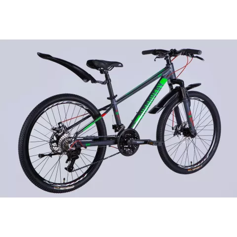 Велосипед AL 24" Discovery QUBE DD CS рама-11,5" сірий 2025