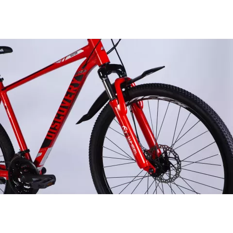 Велосипед AL 26" Discovery BASTION DD CS рама-18" червоно-чорний 2025