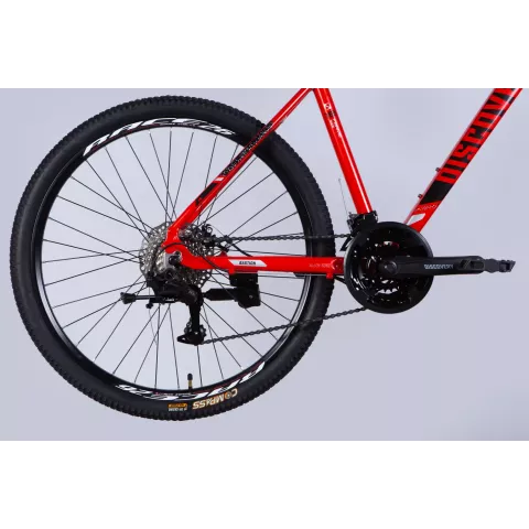 Велосипед AL 26" Discovery BASTION DD CS рама-18" червоно-чорний 2025