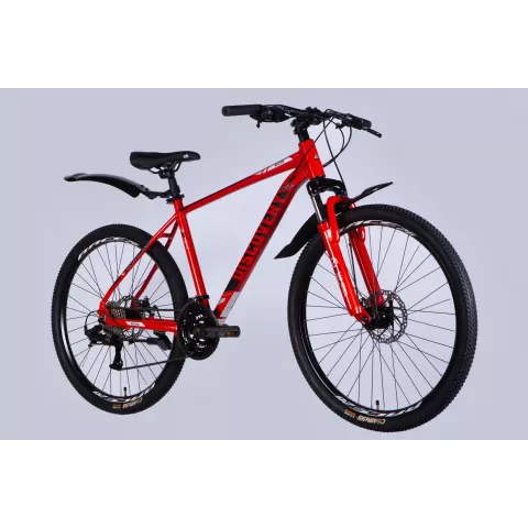 Велосипед AL 26" Discovery BASTION DD CS рама-18" червоно-чорний 2025