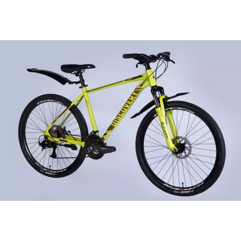 Велосипед AL 26" Discovery BASTION DD CS рама-18" жовтий 2025