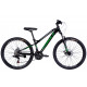 Велосипед AL 26" Formula BLACKWOOD DD FR рама-13" чорний з зеленим 2026