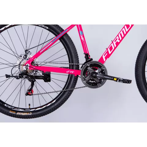Велосипед AL 27.5" Formula MOTION DD FR рама-18" рожевий з білим 2026