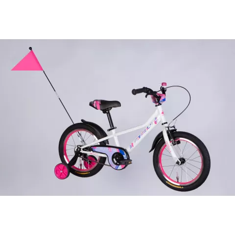 Велосипед ST 16" Formula Kid RACE BH рама-8,5" білий з рожевим 2026